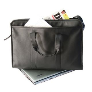 Royce Leather Soft Sided 17 Laptop Brief in Black