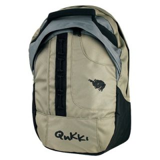 QNKKI 17 Laptop Backpack in Chive and Grey
