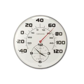 Taylor Extra Large Metal Thermometer with 18 Clock