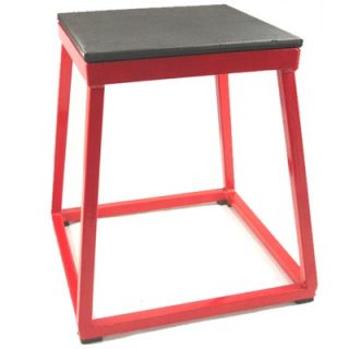 Muscle Driver USA 18 Steel Plyometric Box in Red