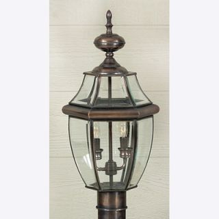 Quoizel 21 Newbury Outdoor Post Lantern in Aged Copper   NY9042AC