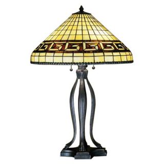 Meyda Tiffany 30 H Greek Key Table Lamp