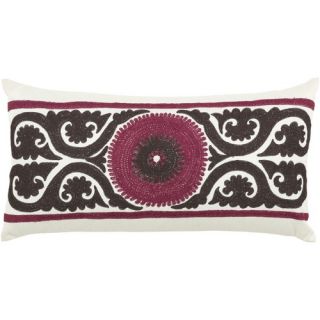 3235 21 Decorative Pillow in Burgundy / Black