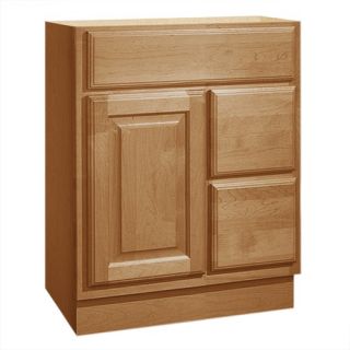 Salerno Series 24 x 21 Maple Bathroom Vanity with Right Side Drawers