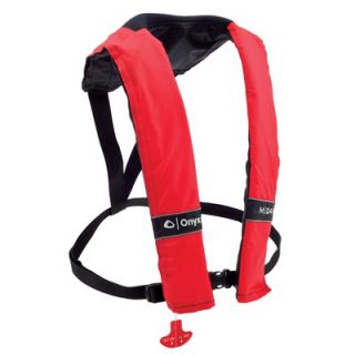 Onyx M 24 Manual Inflatable Universal Life Jacket PFD in Red
