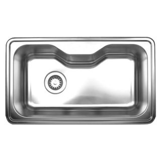Whitehaus Collection Noahs Single Bowl Drop in Kitchen Sink