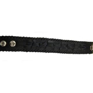 Obsessed Mens Leather Bracelet   MBLC 021BBL
