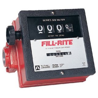 Fill Rite Mechanical Flow Meters   series 900 basic meter w/1 inlet