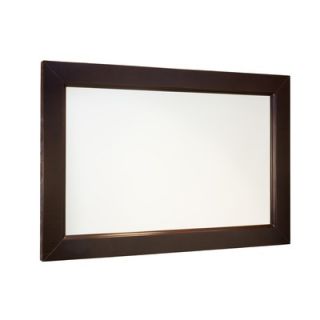 Madeli 36 W x 24 H x 1.5 D Wood Frame Mirror in Espresso   MF9 36