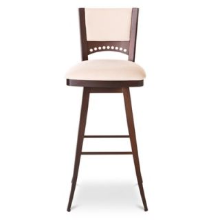  30 Swivel BarStool with Upholstered Seat and Backrest   41421 30