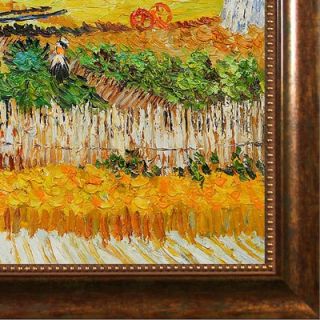  Harvest Canvas Art by Vincent Van Gogh Rustic   31 X 27