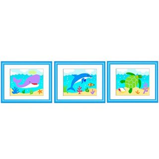 Olive Kids Ocean Framed Art (Set of 3)   FB 0CEA 308