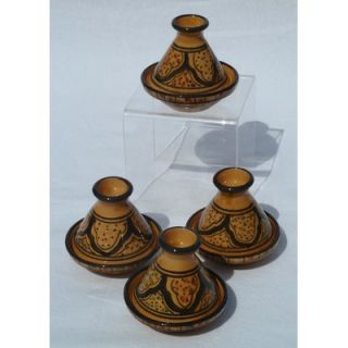 Le Souk Ceramique Honey Design Mini Tagines (Set of Four)