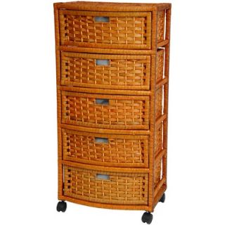Oriental Furniture 37 Chest of Drawers in Honey   JH09 051 5 HON