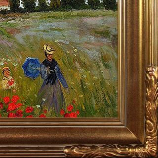  Art by Claude Monet Impressionism   35 X 31 in Florentine Gold Frame