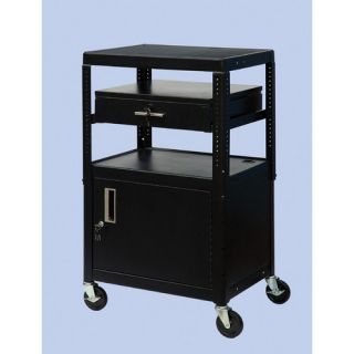 26   42 Adjustable Equipment Cart with Cabinet