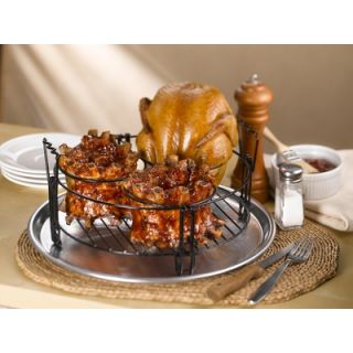 Nifty Home Products Non Stick BBQ Rib and Chicken Rack