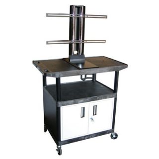 Luxor Mobile Plasma / LCD Stand with Cabinet (40 High)   LE40CWTUD