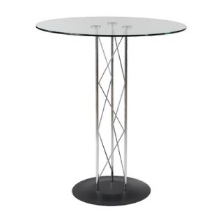 Eurostyle Trave 42 Dining Table with Textured Black Finish   08021A