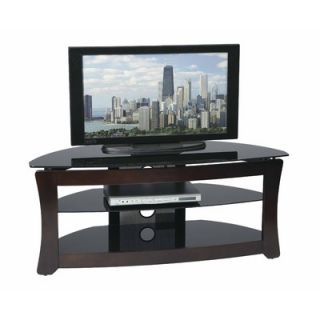 OSP Designs Wood and Glass 48 TV Stand   TV2548TDC