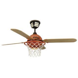 Craftmade 52 ProStar Basketball 4 Blade Ceiling Fan with Remote