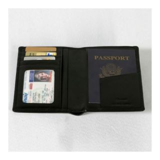 Cowhide Nappa Leather Deluxe Passport Case Without Emblem II
