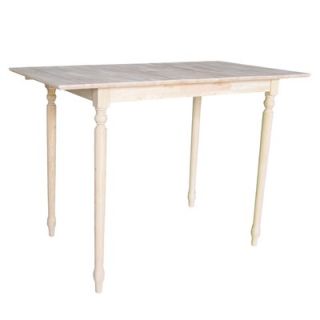 International Concepts Unfinished 48 Butterfly Extension Table   K