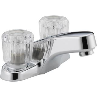 Peerless Faucets Centerset Bathroom Faucet with Double Knob Handles