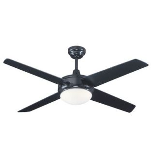 Royal Pacific 50 Europa 4 Blade Ceiling Fan with Remote   1004BK L