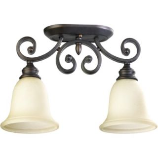 Quorum Bryant Two Light Ceiling Mount in Oiled Bronze   3254 2 86