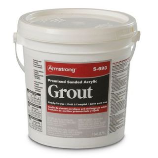 Armstrong Premixed Sanded Acrylic Grout   1 Gallon
