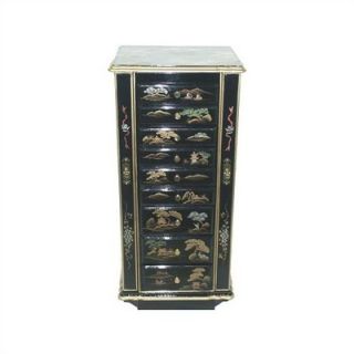 Black Imperial Jewelry Cabinet   LCQ CB BKJWCAB