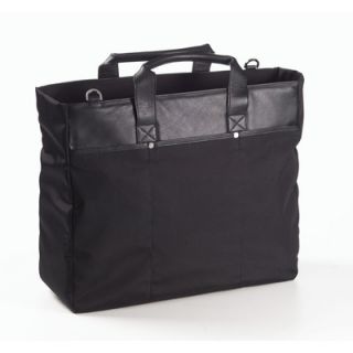 Clava Leather Nylon and Leather Tote Bag   66 1509BLK