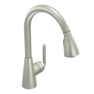  Single Hole High Arc Pull Down Kitchen Faucet with 68 Hose