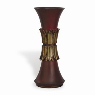 port 68 francisco large trumpet vase in dark red acbs 067 02 an