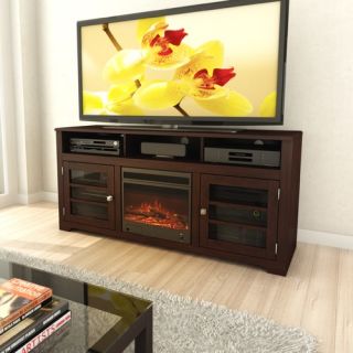 West Lake 68 TV Stand with Electric Fireplace