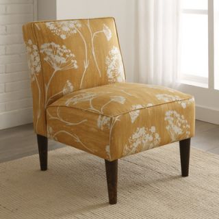 Skyline Furniture Fabric Slipper Chair   5905QALBLKBGE