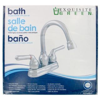 LDR Centerset Bathroom Faucet with Cold and Hot Handles