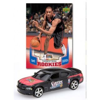 Upper Deck NBA Dodge Chargers Die cast with Basketball Card