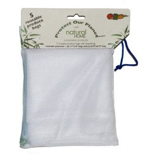 Natural Home Five Pack Reusable Produce Bags