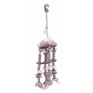  Natures Treasure Coco Shell Chime Hookbill Bird Toy   81283/82/81
