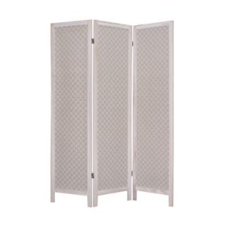 Screen Gems 84 Nantucket Painted Room Divider in White   SG 53