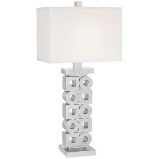 Coast Lighting Contempo Table Lamp in Metallic Silver   87 6380 26