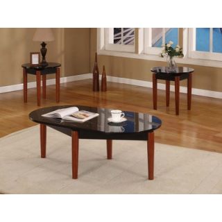 InRoom Designs 3 Piece Coffee Table Set
