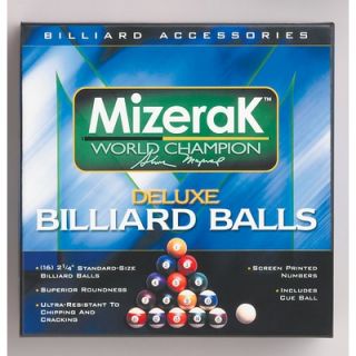 Mizerak Deluxe Pool Balls