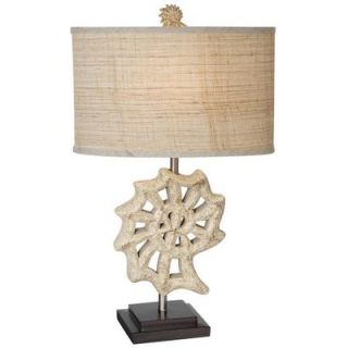  Lighting Nautilus Shell Table Lamp in Antique White   87 6417 05