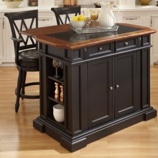 Home Styles Traditions Kitchen Island with Granite Top   500 94DLX