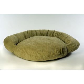 Everest Pet Bolster Dog Bed with Protector™ Pad in Sage   0158