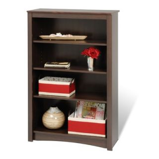 Prepac Bookcase with Four Shelves in Espresso   EDL 3248