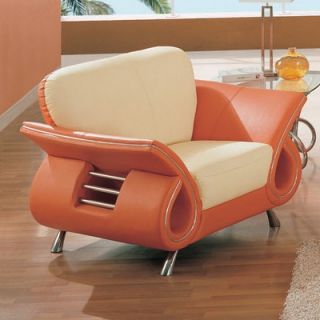 Global Furniture USA Clark Leather Armchair   559 Series